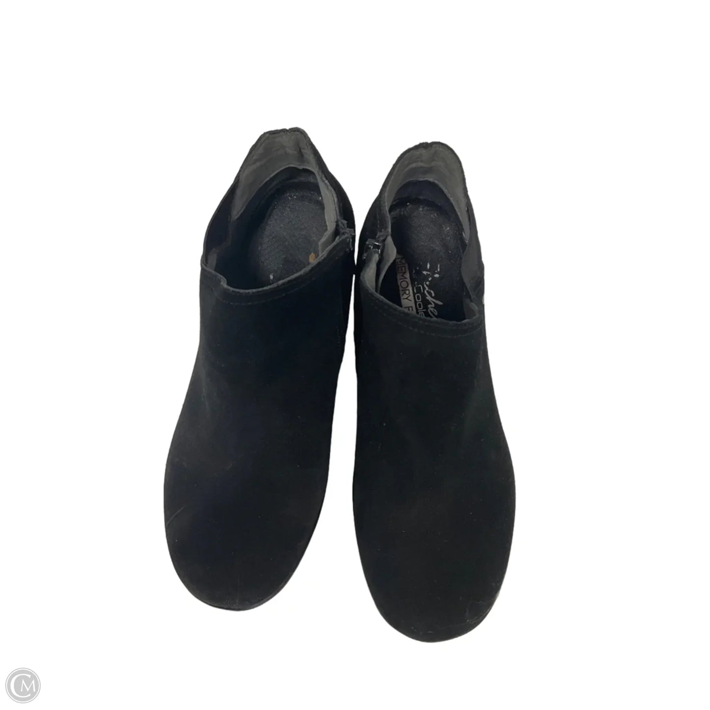 Boots Ankle Heels By Skechers In Black, Size: 8.5