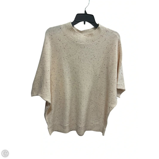 Sweater Short Sleeve By Loft In Peach, Size: M