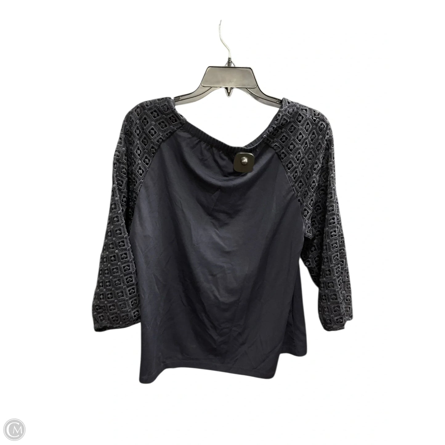 Top Long Sleeve By Talbots In Navy, Size: Lp