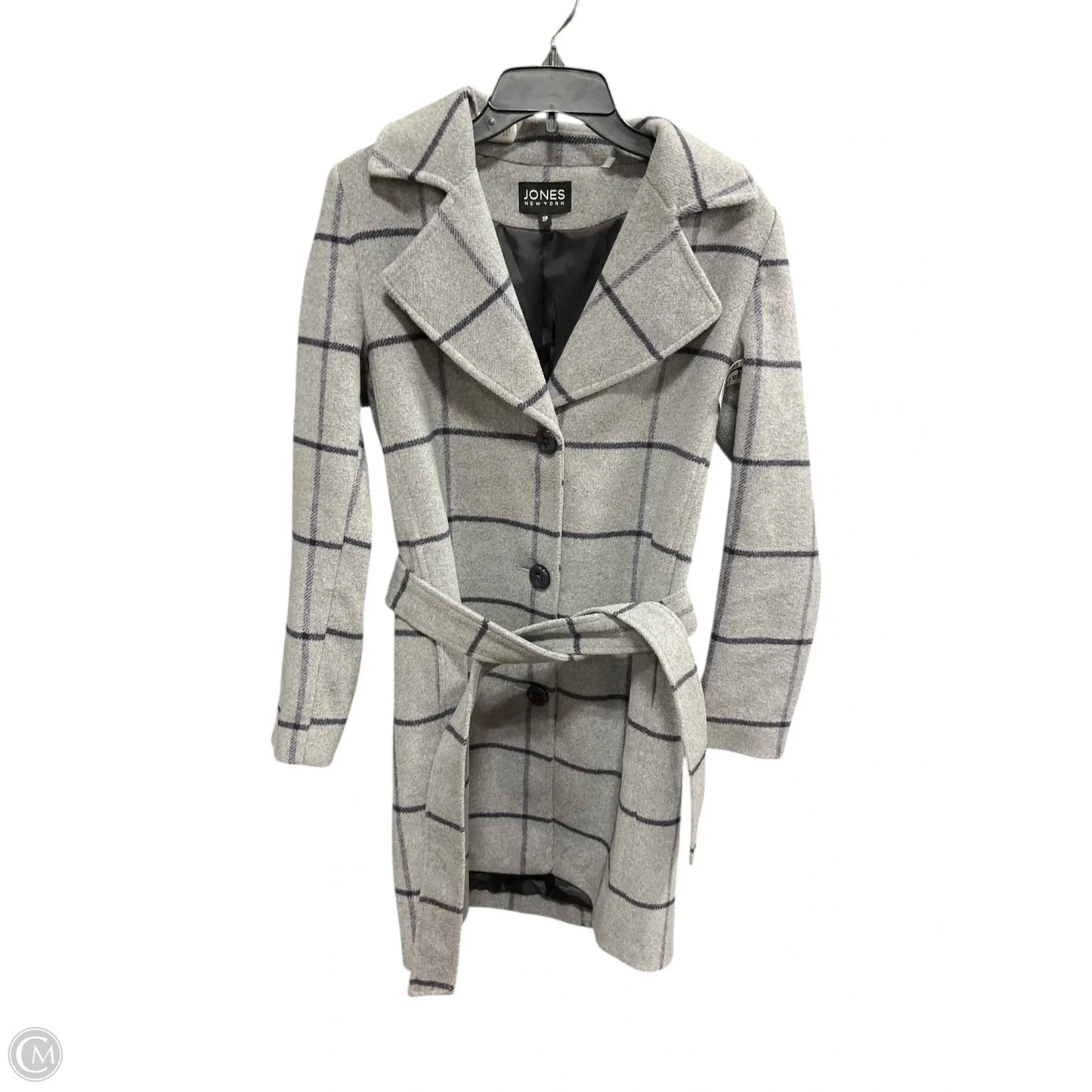 Coat Peacoat By Jones New York In Grey, Size: 2p