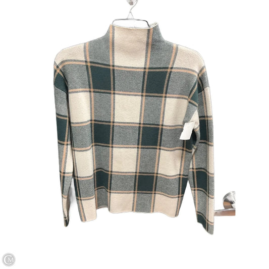 Sweater By Tahari In Plaid Pattern, Size: S