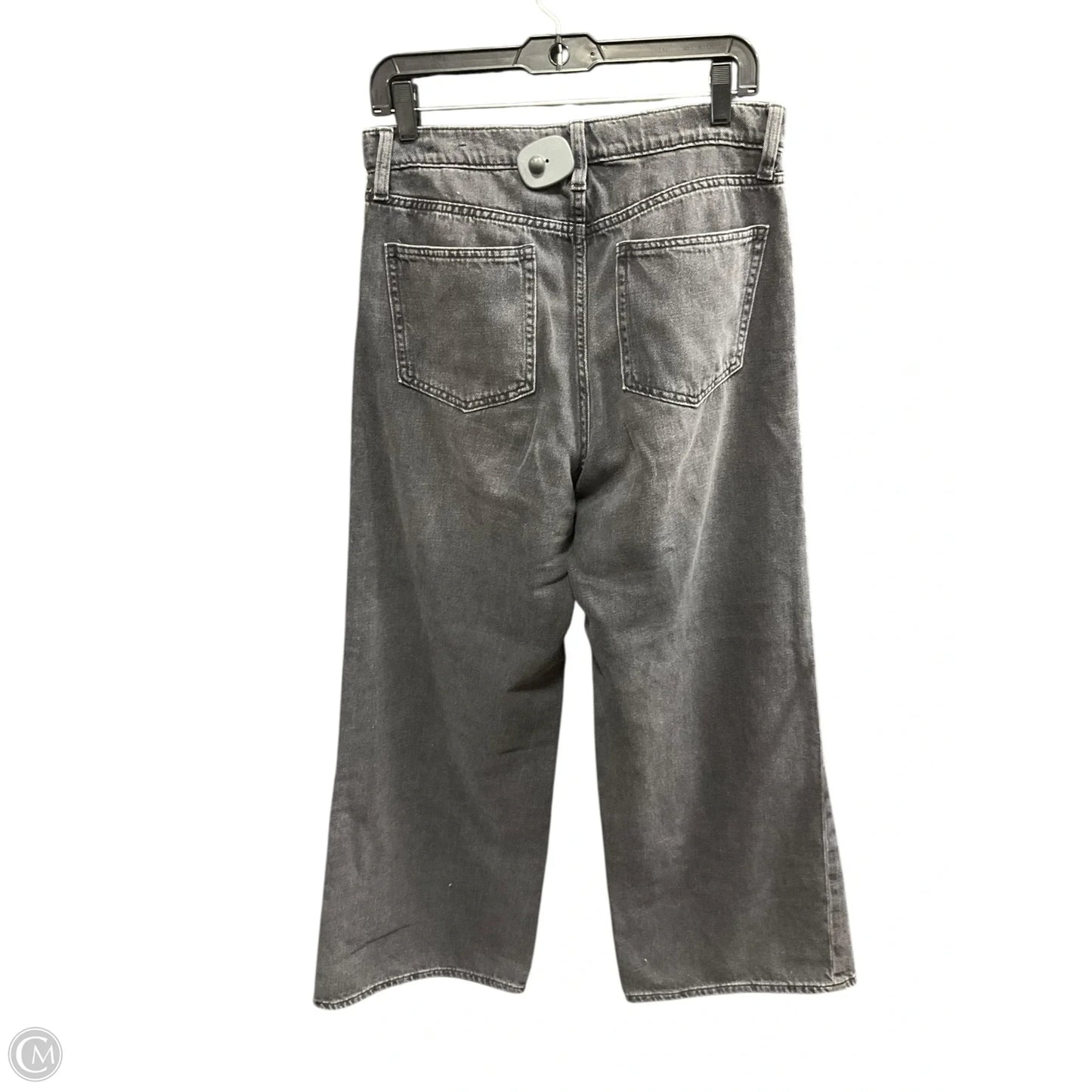 Jeans Wide Leg By Gap In Black, Size: 8