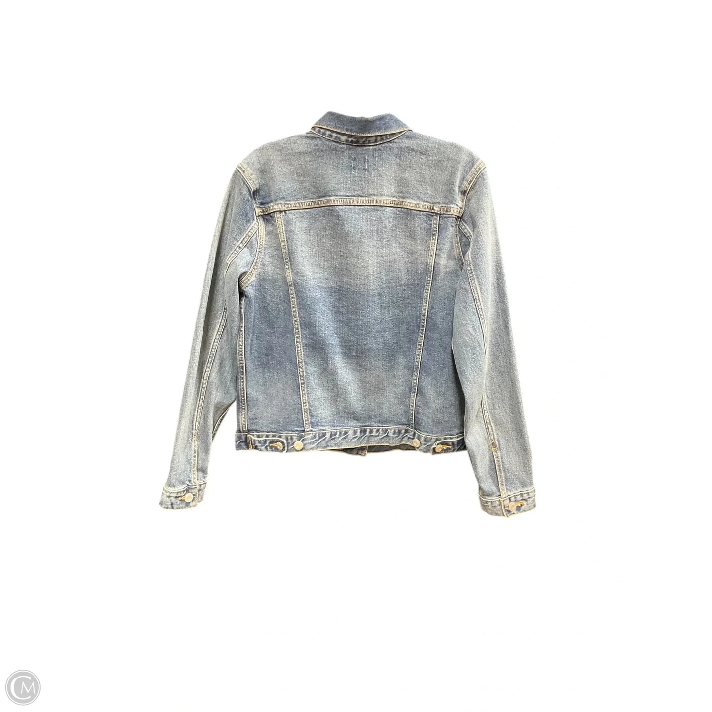 Jacket Denim By Gap In Blue Denim, Size: L