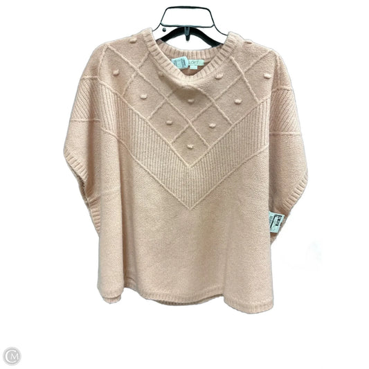 Poncho By Loft In Pink, Size: S