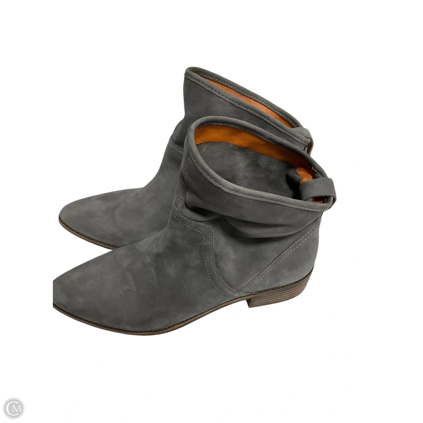 Boots Ankle Heels By Lucky Brand In Grey, Size: 10