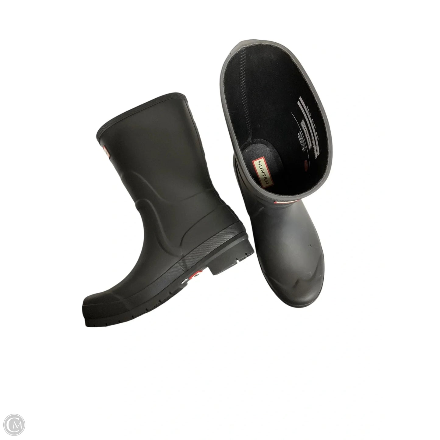 Boots Rain By Hunter In Black, Size: 7