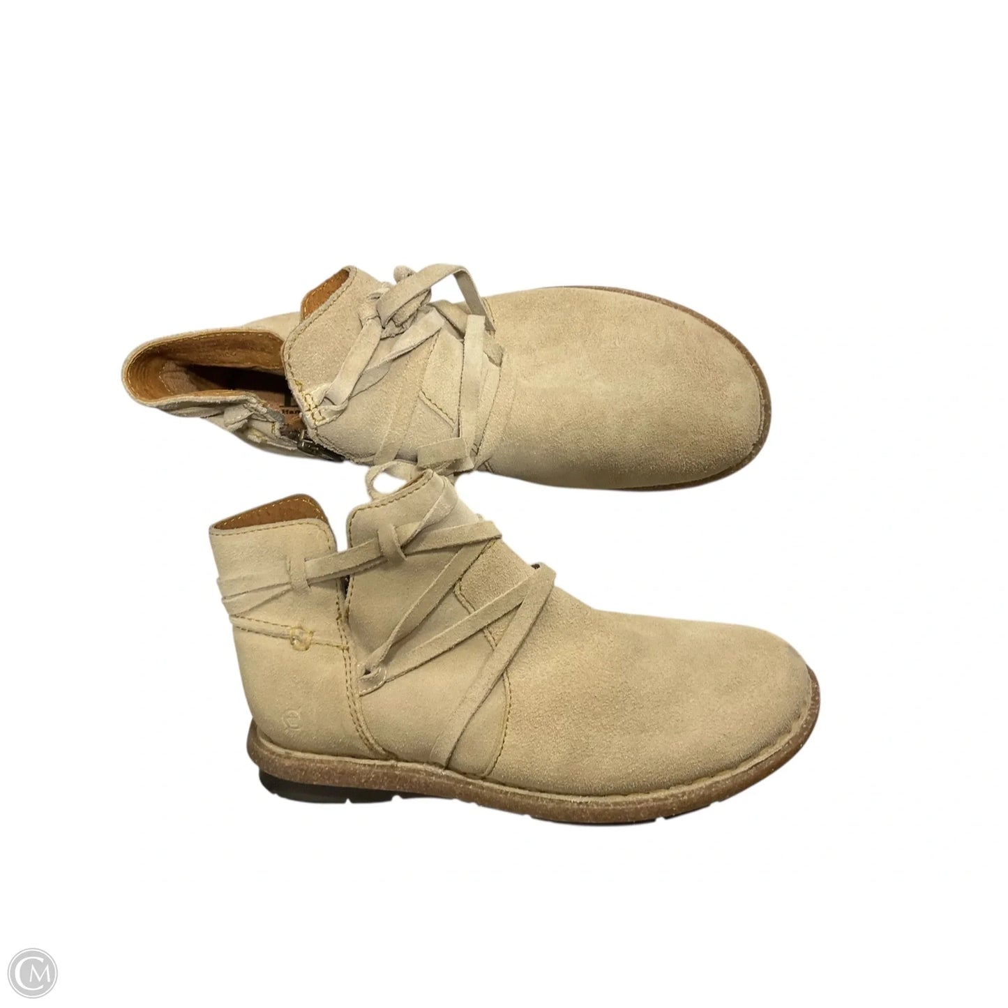 Boots Ankle Flats By Born In Tan, Size: 7.5