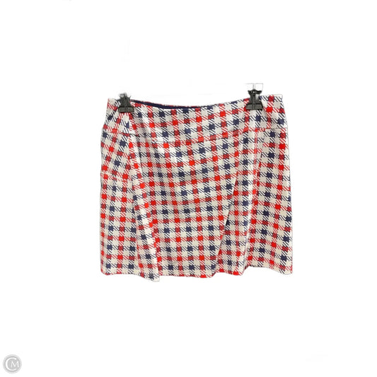 Athletic Skirt By Cma In Plaid Pattern, Size: L