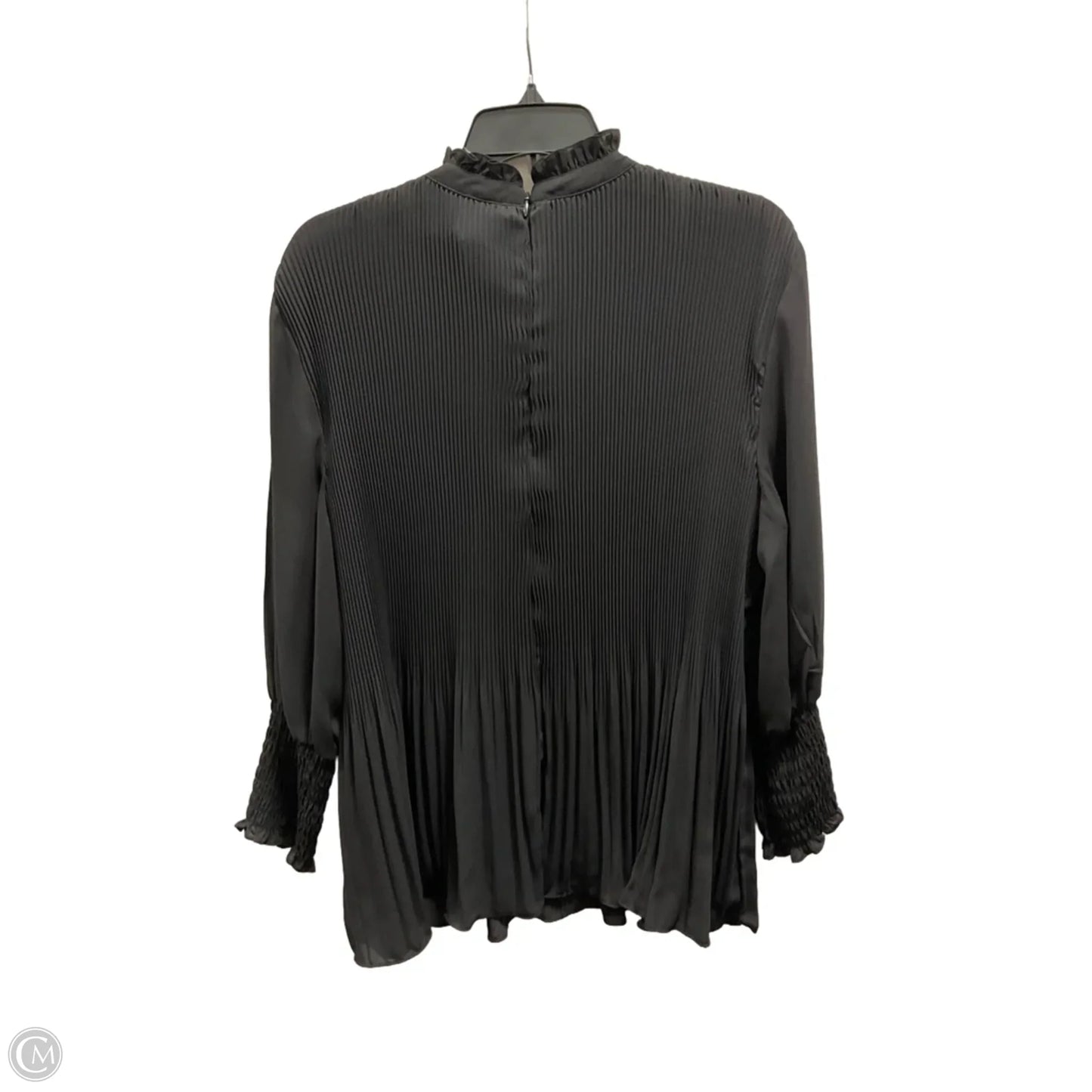 Top Long Sleeve By Black Label In Black, Size: Xl