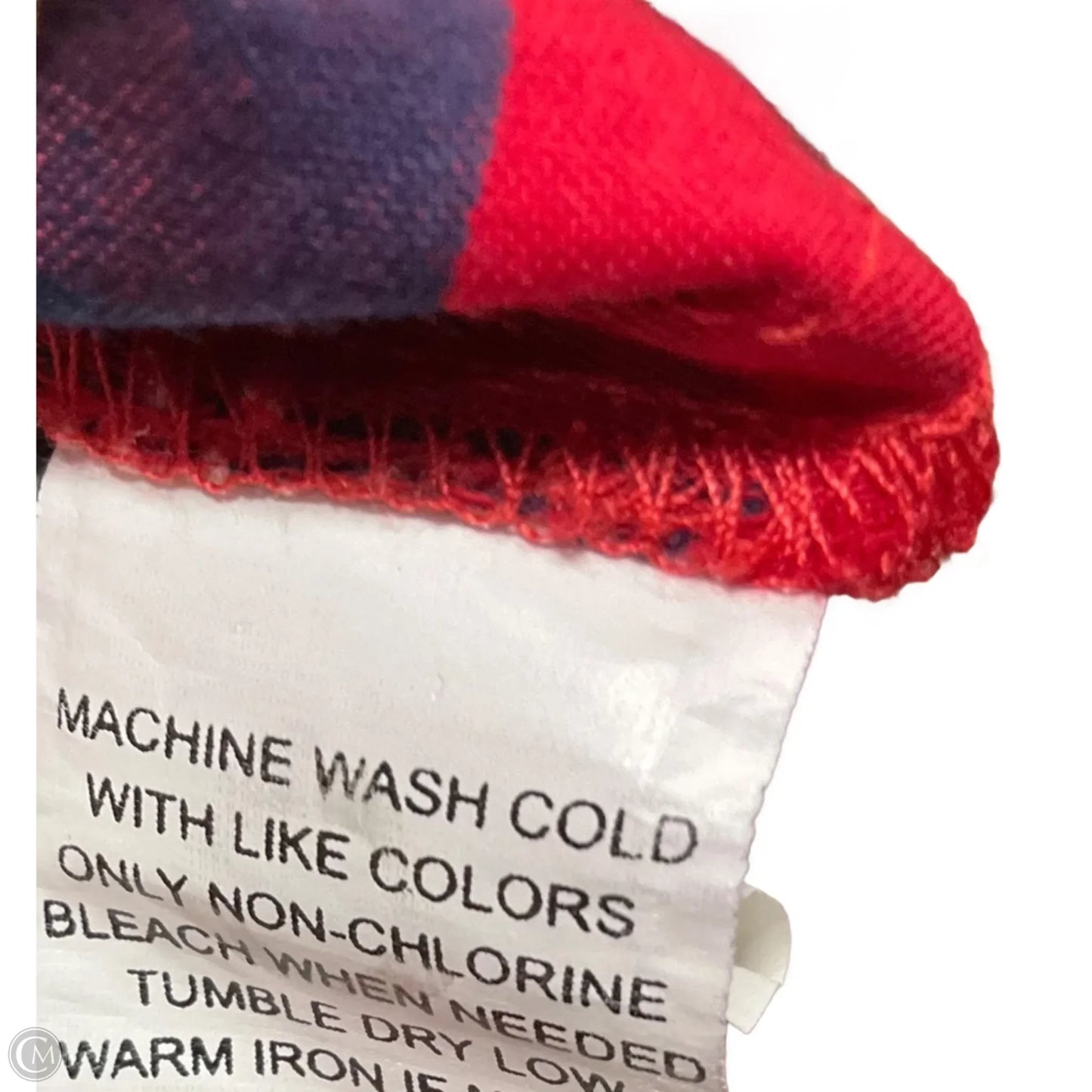 Blouse Long Sleeve By Vineyard Vines In Plaid Pattern, Size: Xs