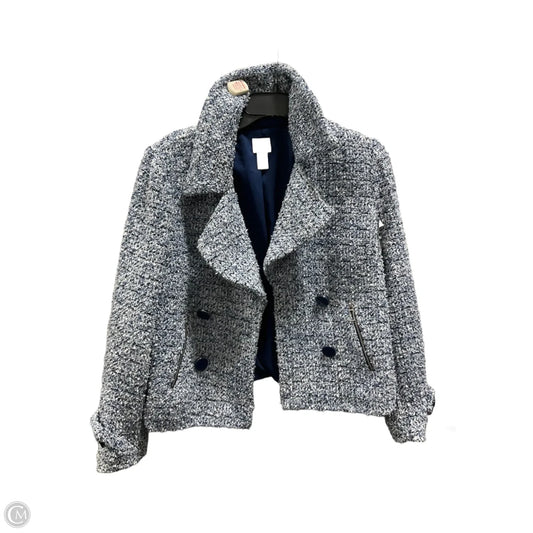 Blazer By Chicos In Blue, Size: M