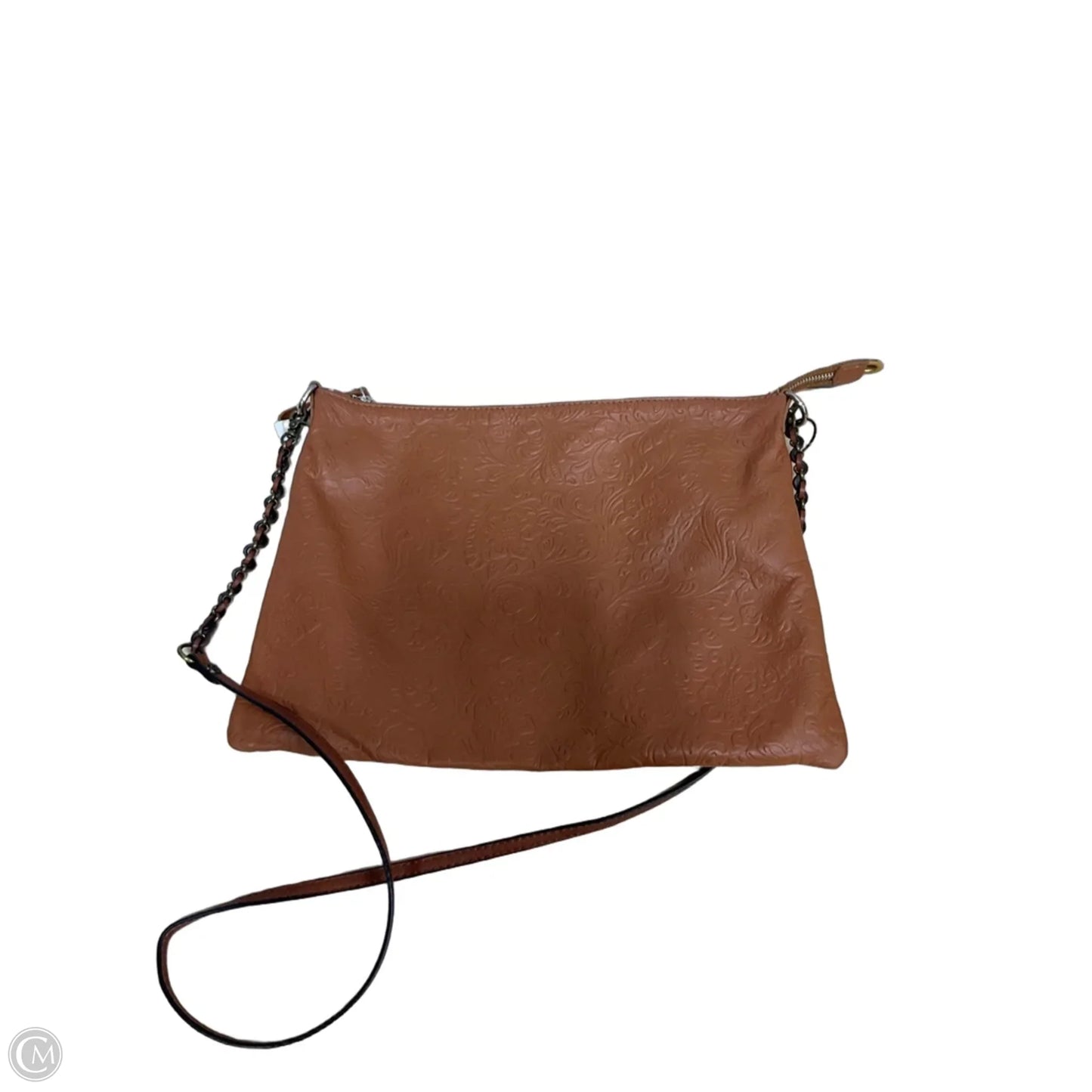 Crossbody Leather By Clothes Mentor, Size: Large
