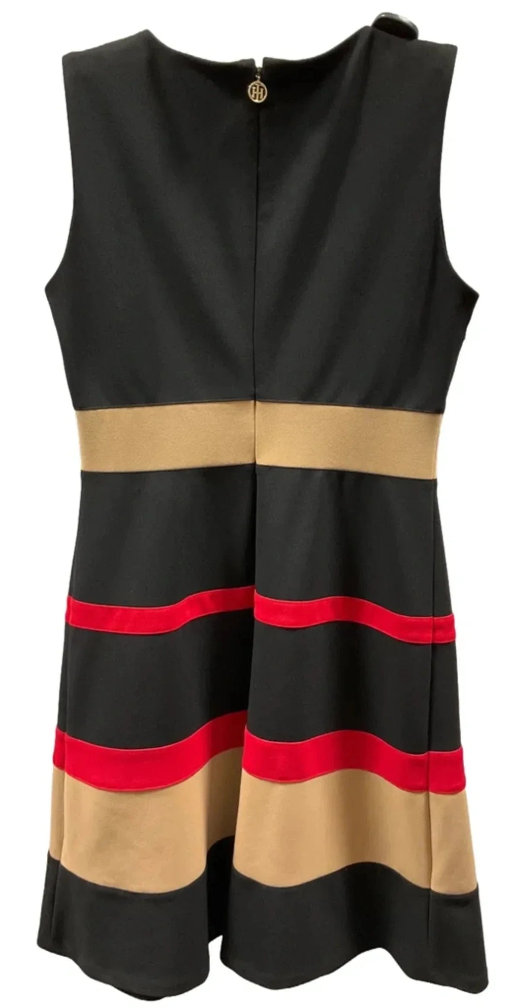 Dress Casual Short By Tommy Hilfiger In Black & Brown, Size: M