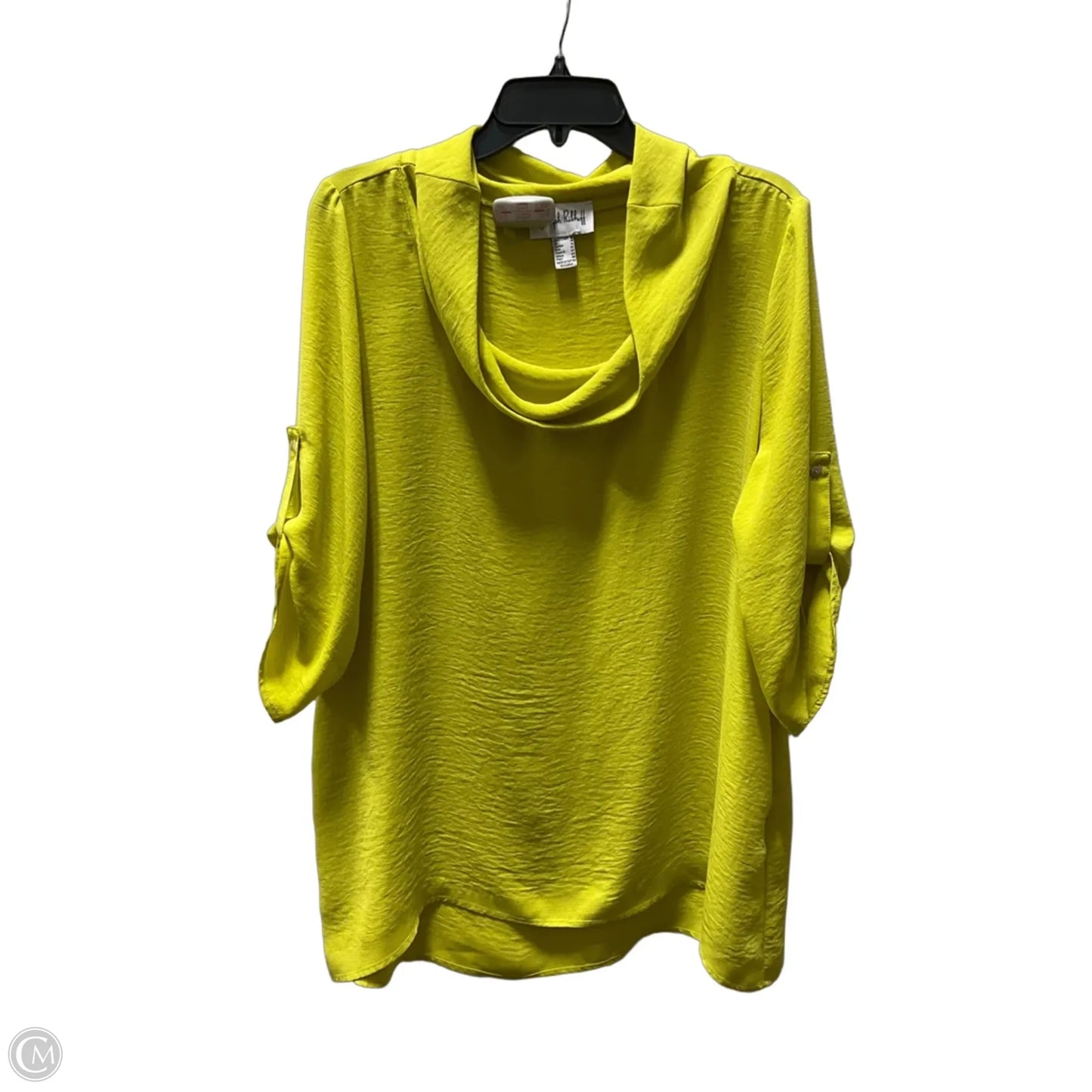 Top Short Sleeve By Joseph Ribkoff In Green, Size: L