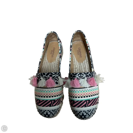 Shoes Flats By Crown Vintage In Multi-colored, Size: 6.5