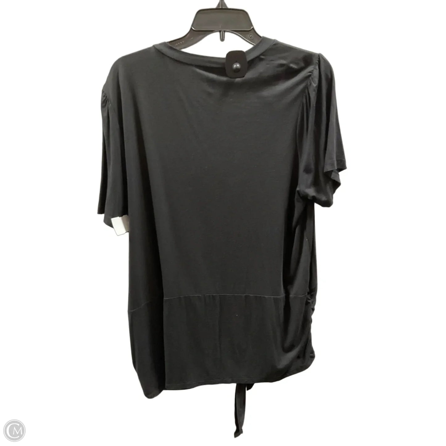 Top Short Sleeve Basic By Grace + Karma In Black, Size: Xl