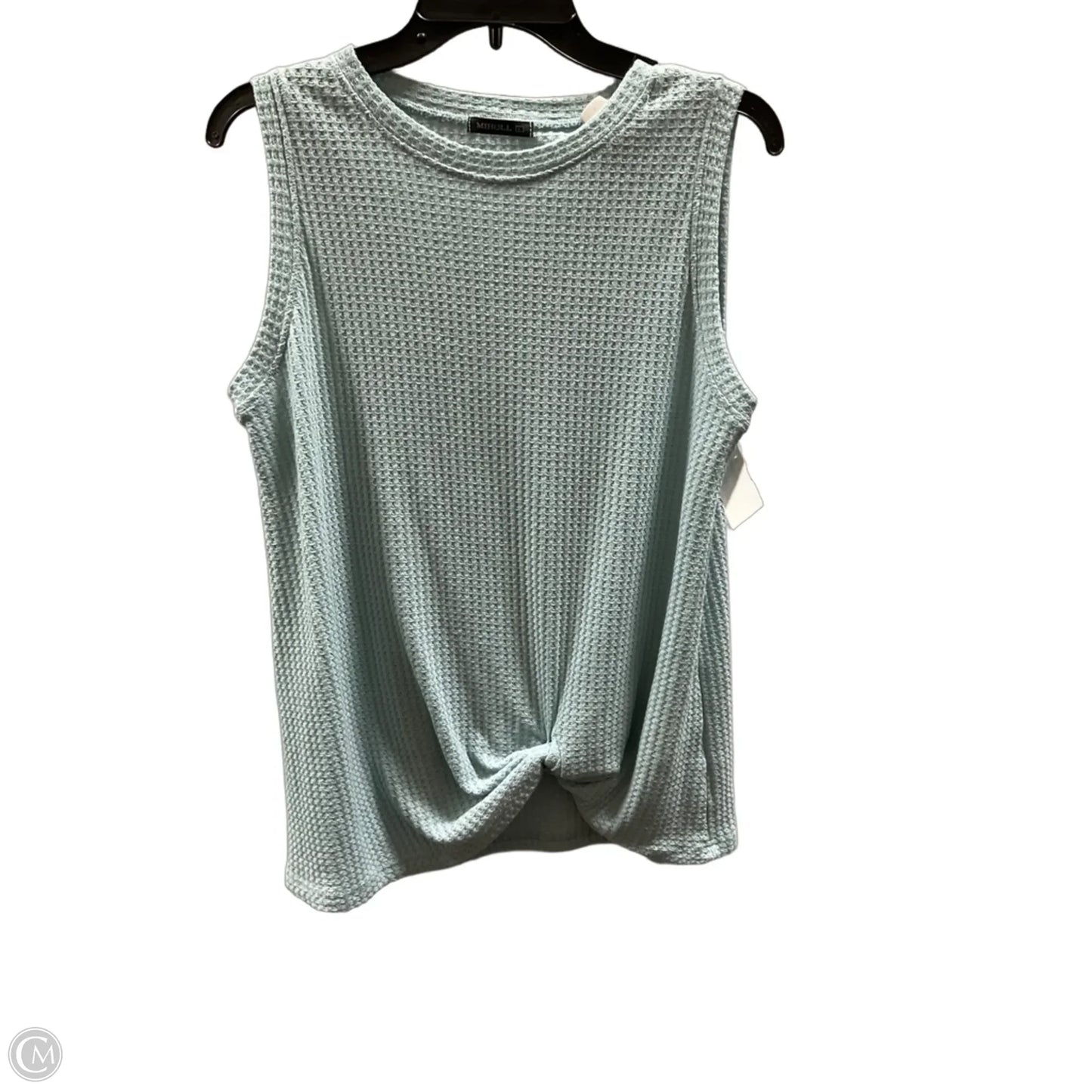 Top Sleeveless Basic By Cmf In Teal, Size: L