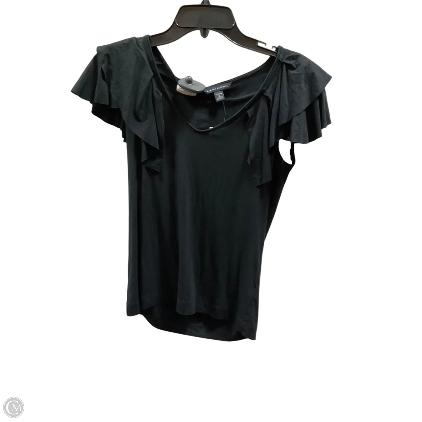 Top Sleeveless By Banana Republic In Black, Size: S