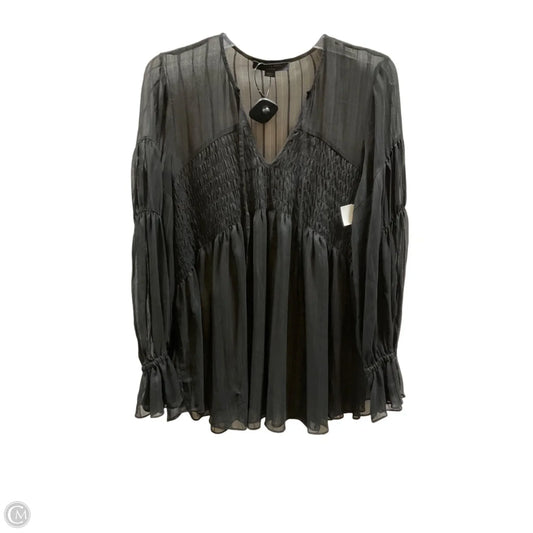 Top Long Sleeve By All Saints In Black, Size: M