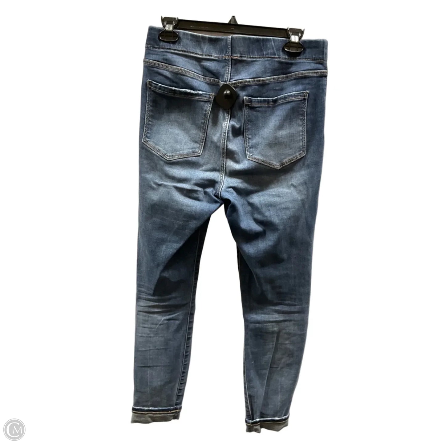Jeans Skinny By Liverpool In Blue Denim, Size: 8