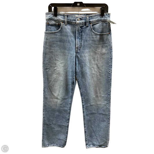 Jeans Straight By Madewell In Blue Denim, Size: 6