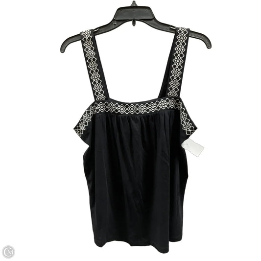 Top Sleeveless By Ann Taylor In Black, Size: M