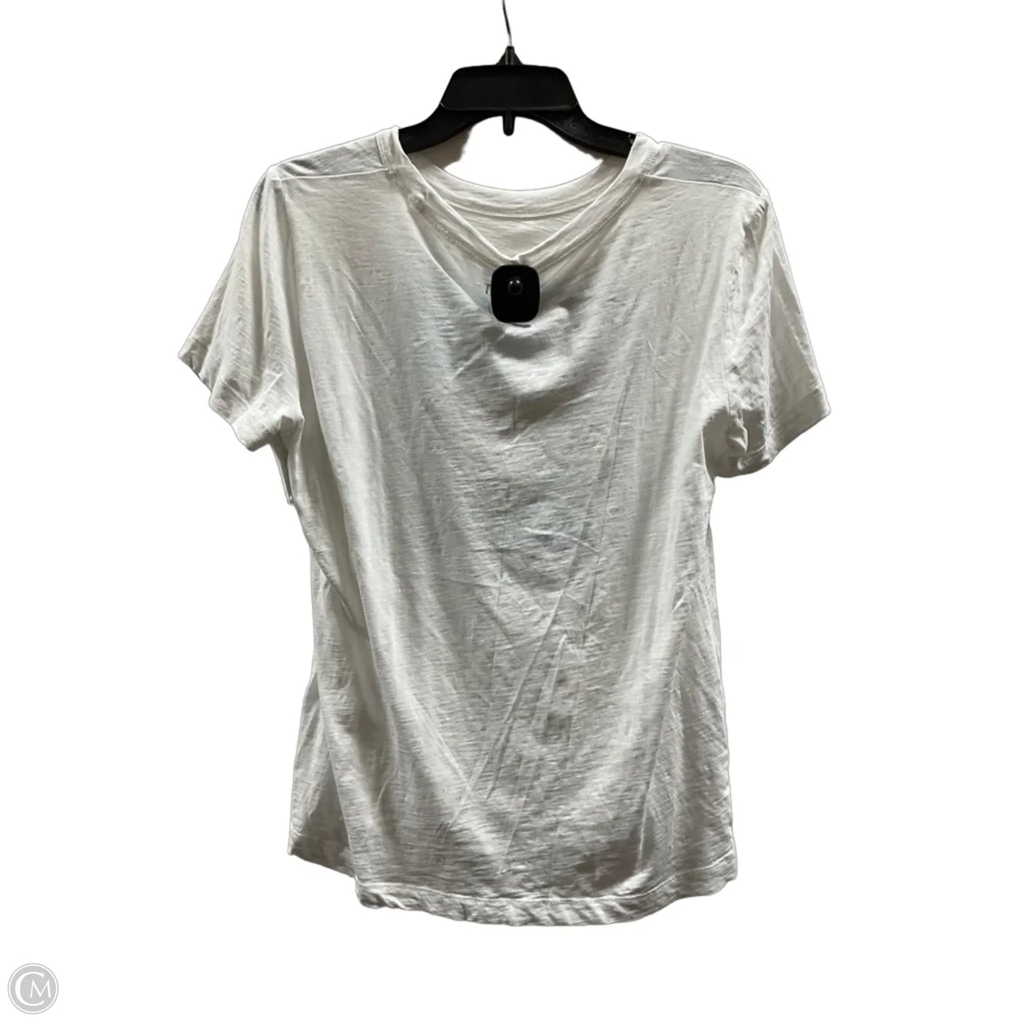 Top Short Sleeve Basic By Loft In White, Size: M