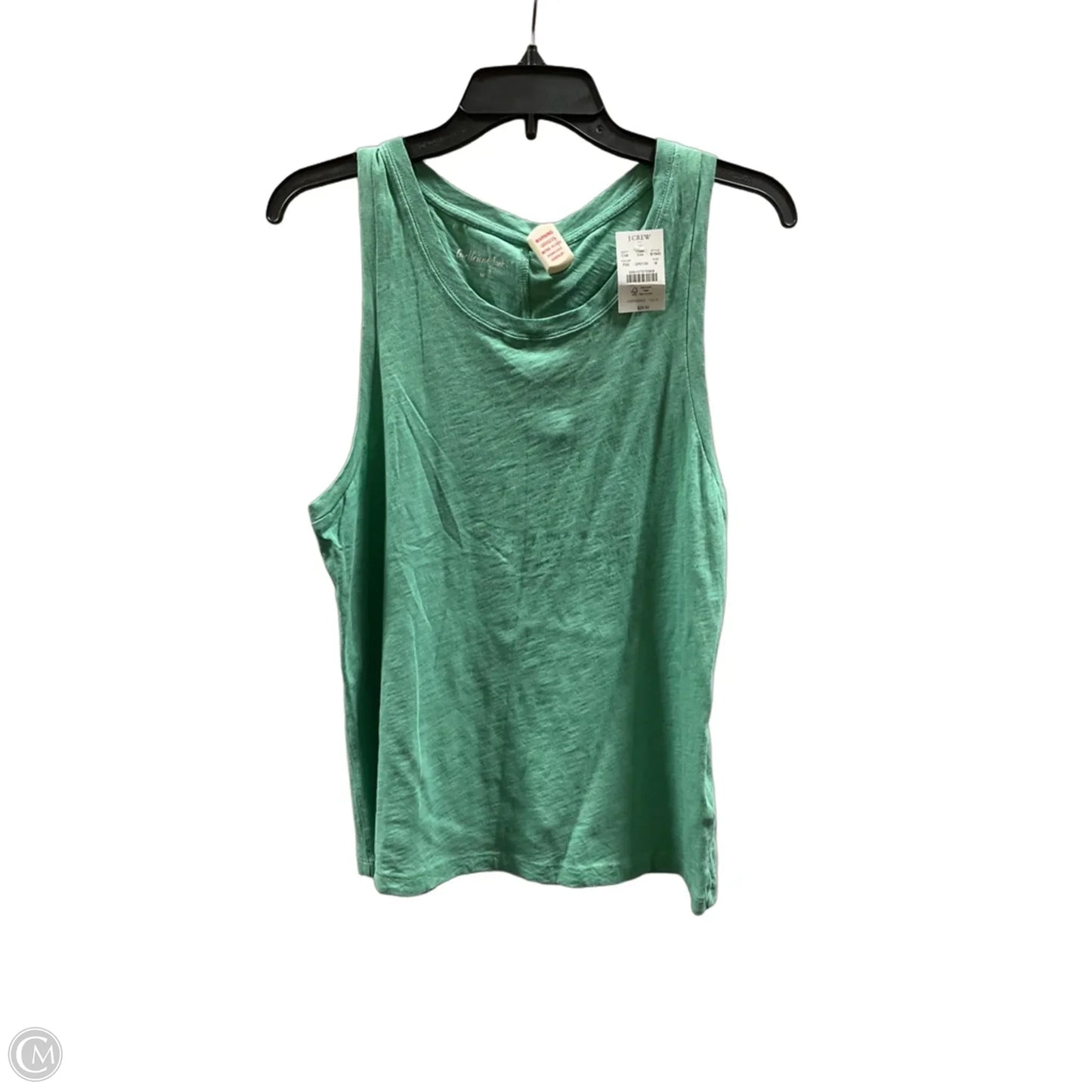 Top Sleeveless Basic By J. Crew In Green, Size: M