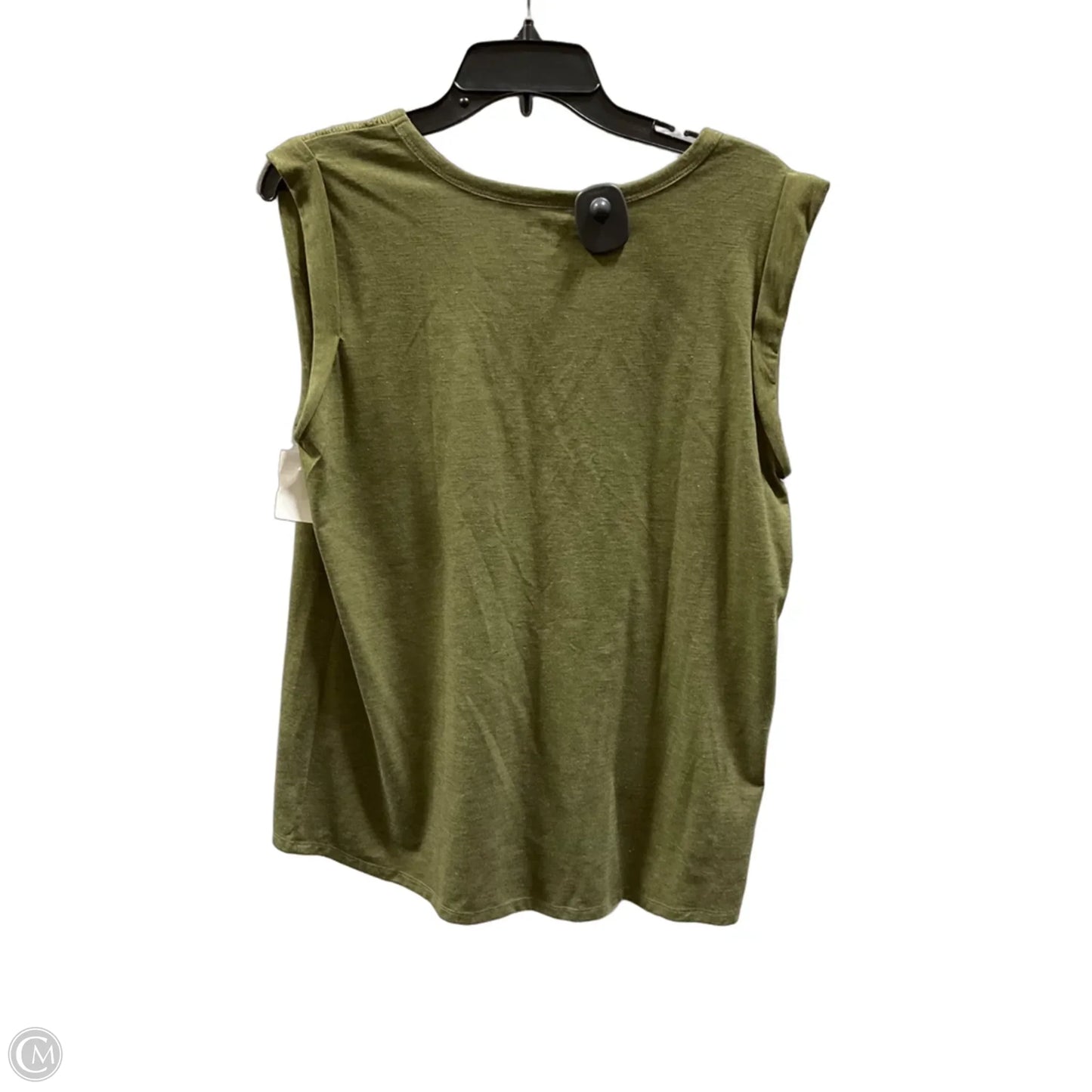 Top Sleeveless Basic By Loft In Green, Size: M