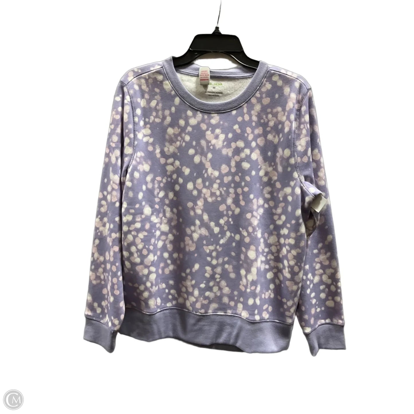 Athletic Sweatshirt Crewneck By Tek Gear In Purple, Size: M