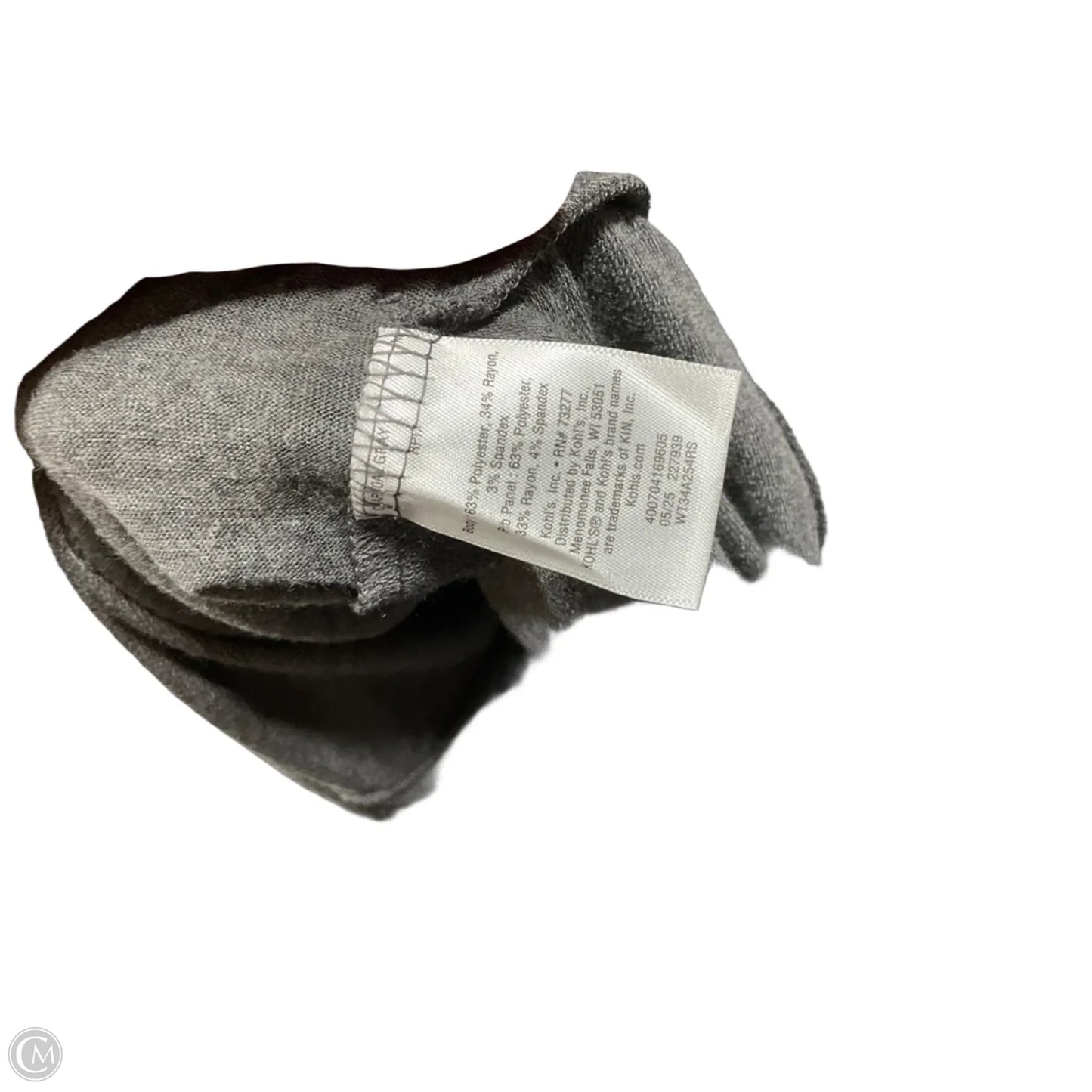 Cardigan By Tek Gear In Grey, Size: M