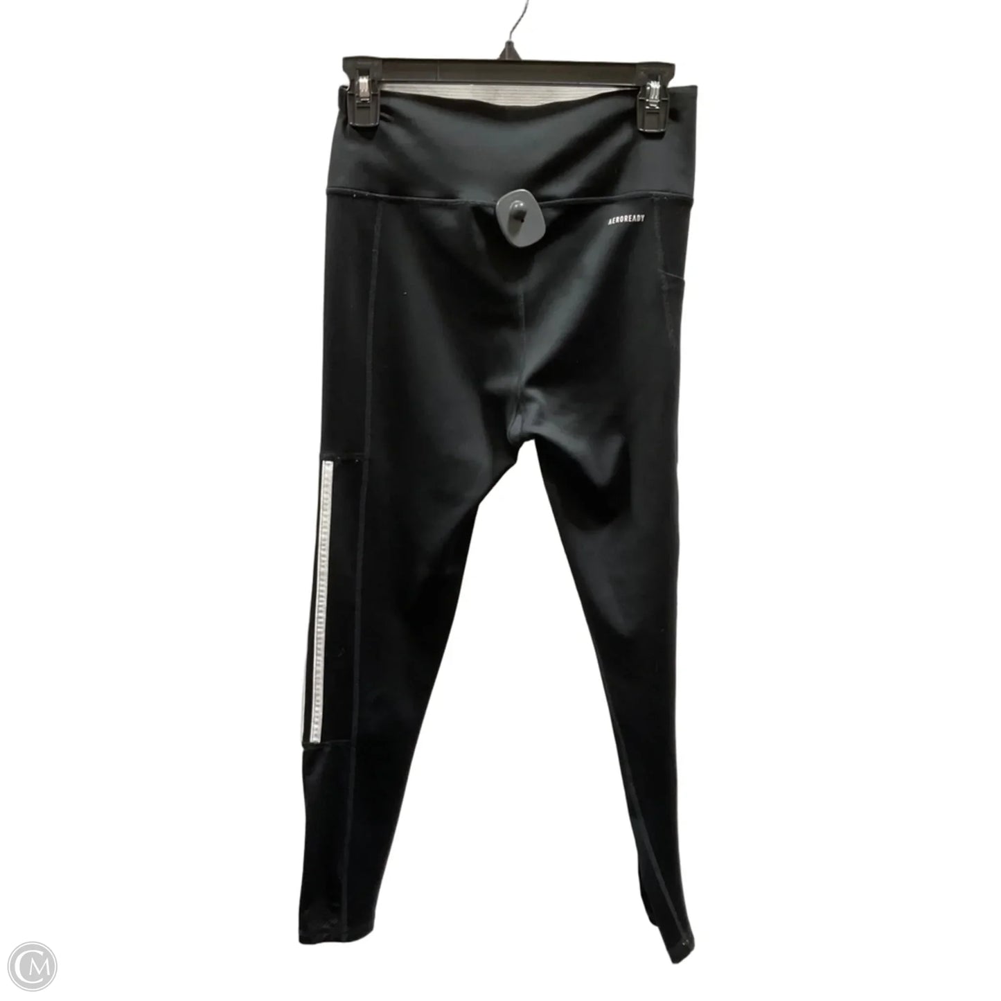 Athletic Leggings By Adidas In Black, Size: M