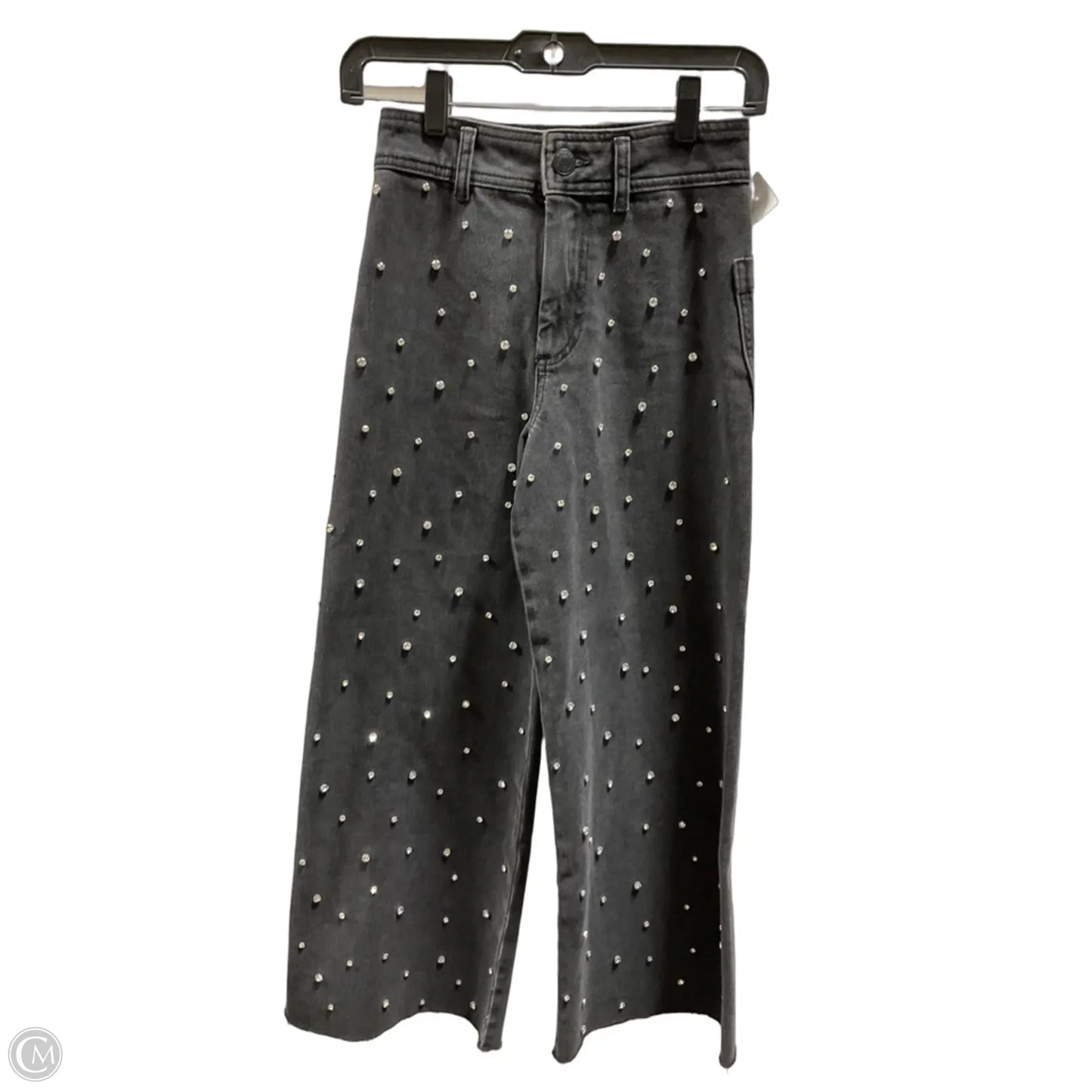 Jeans Wide Leg By Antonio Melani In Grey, Size: 0