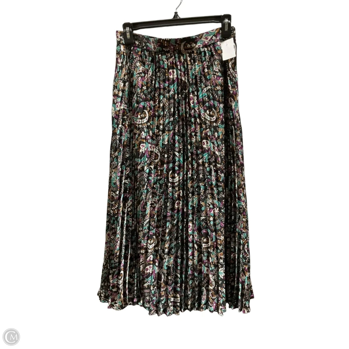 Skirt Midi By Ann Taylor In Paisley Print, Size: 0