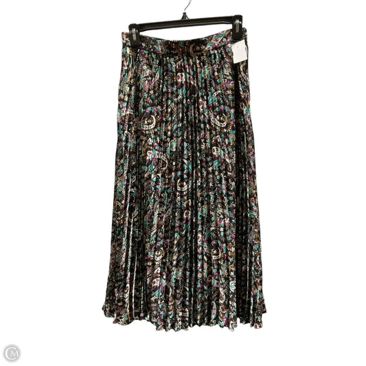Skirt Midi By Ann Taylor In Paisley Print, Size: 0
