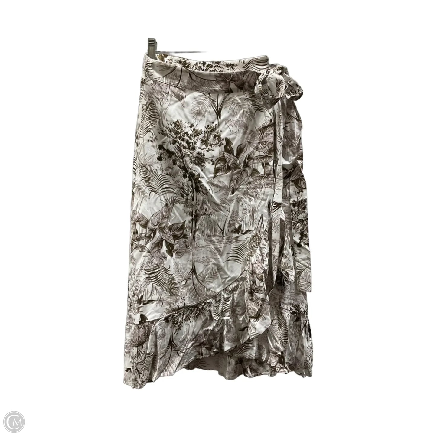 Skirt Midi By Cma In Tan & White, Size: Xs