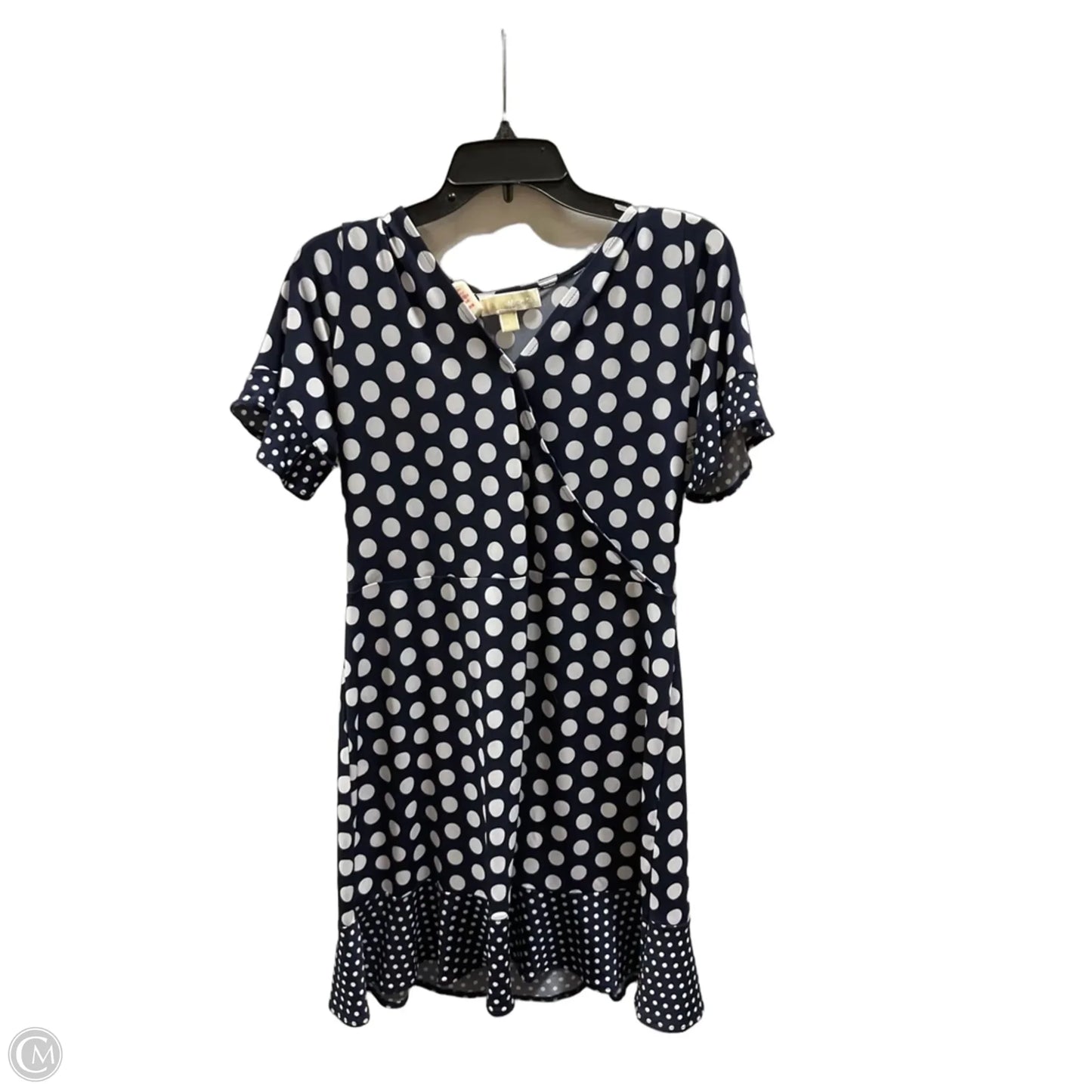Dress Casual Short By Michael Kors In Polkadot Pattern, Size: L