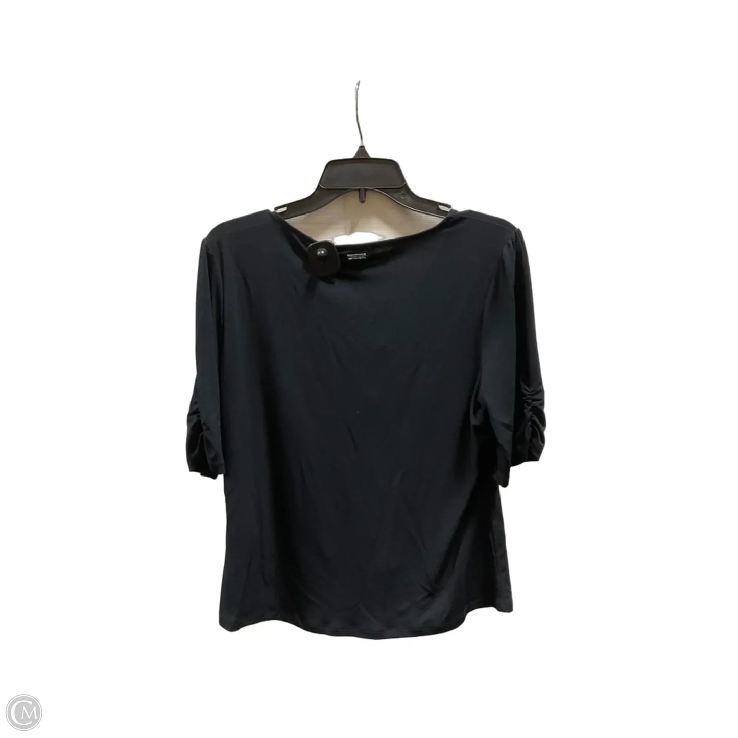 Top Short Sleeve By Calvin Klein In Navy, Size: L