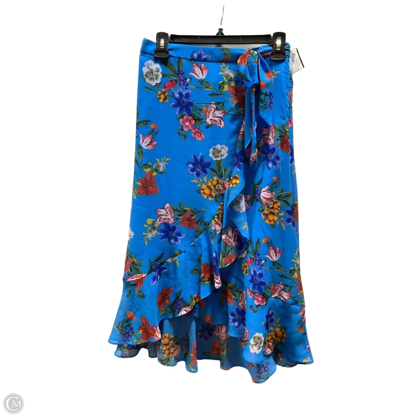 Skirt Midi By Calvin Klein In Tropical Print, Size: 4
