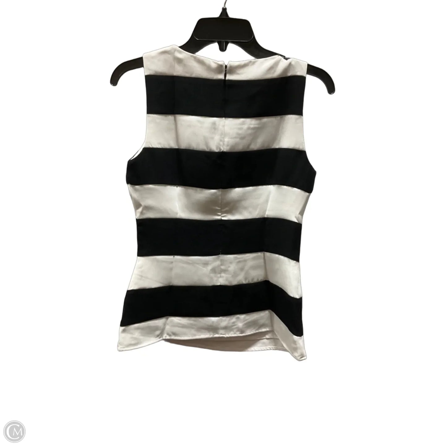 Top Sleeveless By Banana Republic In Striped Pattern, Size: 0p