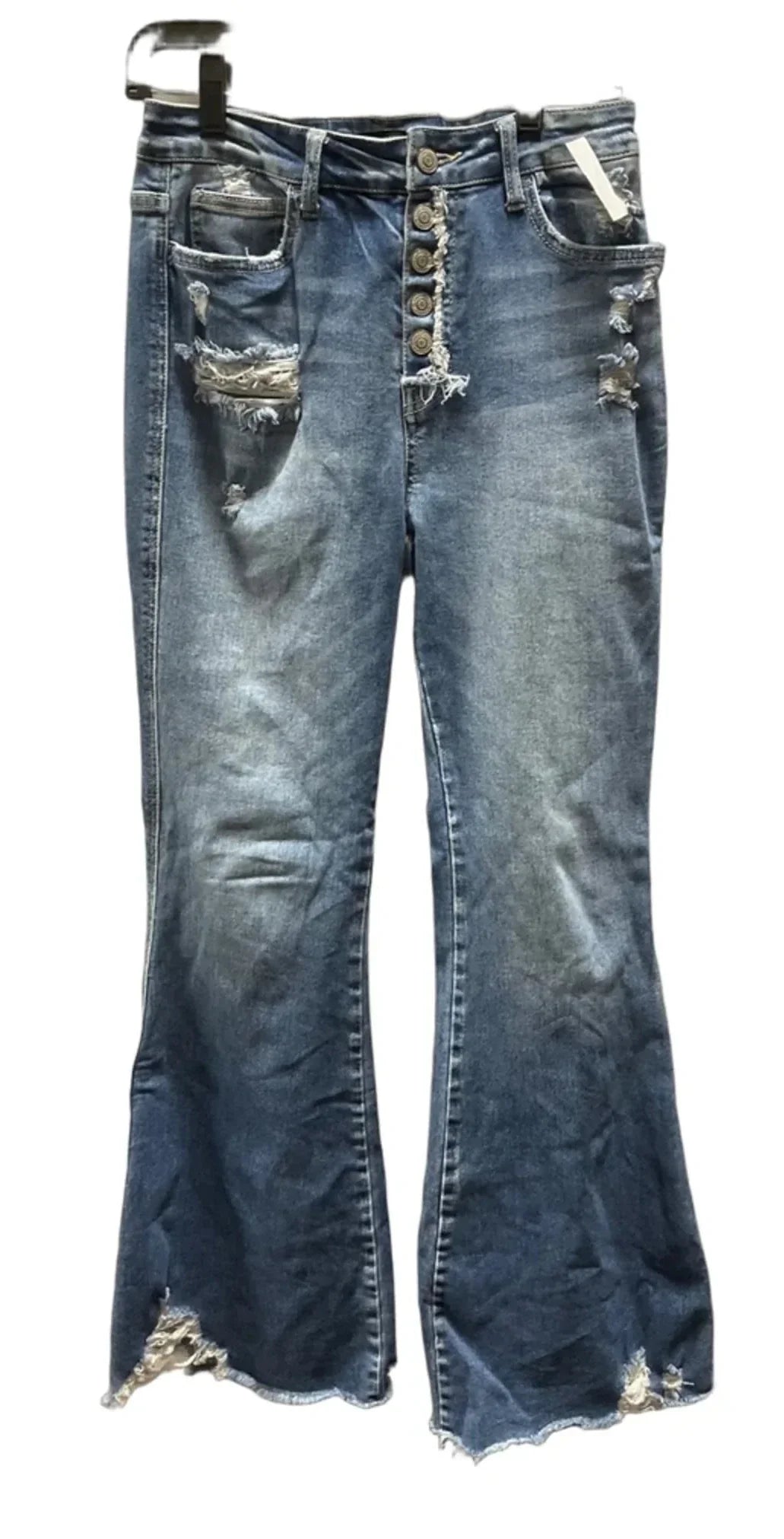 Jeans Flared By Flying Monkey In Blue Denim, Size: 6