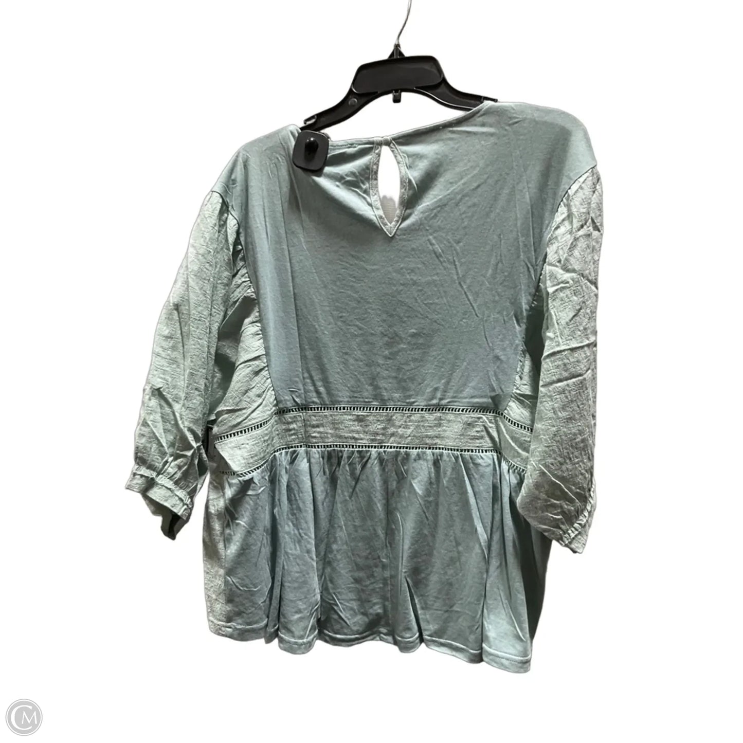 Top Short Sleeve By Umgee In Green, Size: M