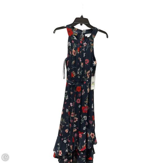 Dress Casual Midi By Calvin Klein In Floral Print, Size: S