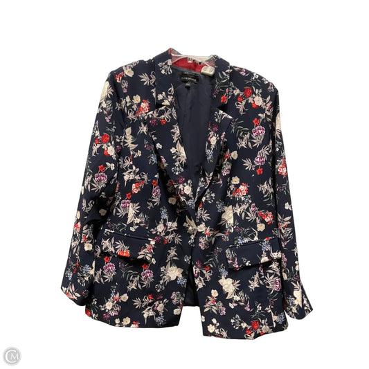Blazer By Lane Bryant In Floral Print, Size: 2x