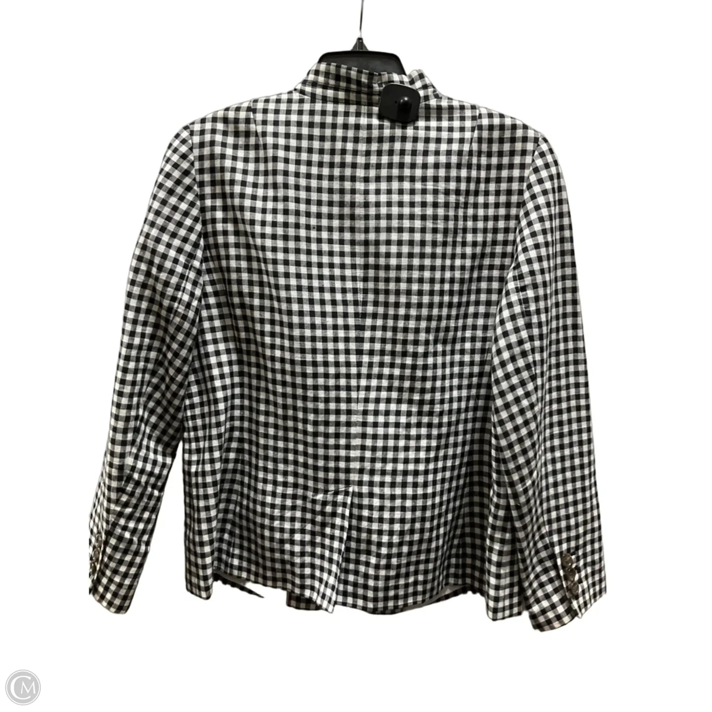 Blazer By Talbots In Plaid Pattern, Size: L