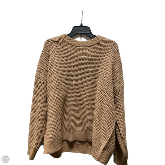 Sweater By Time And Tru In Tan, Size: Xxl