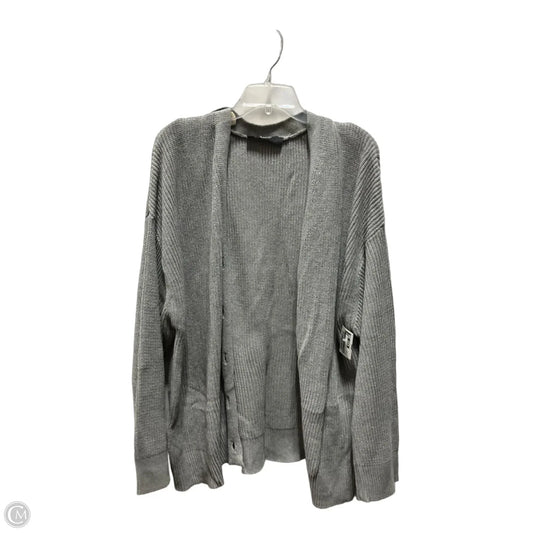 Sweater Cardigan By Hudson In Grey, Size: Xxl