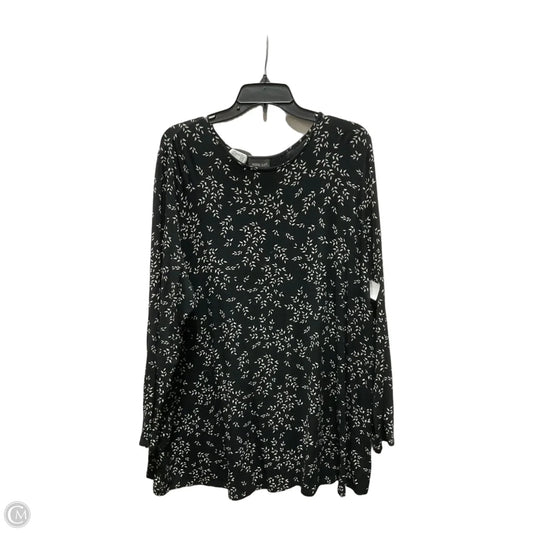 Top Long Sleeve By J. Jill In Black, Size: Xl