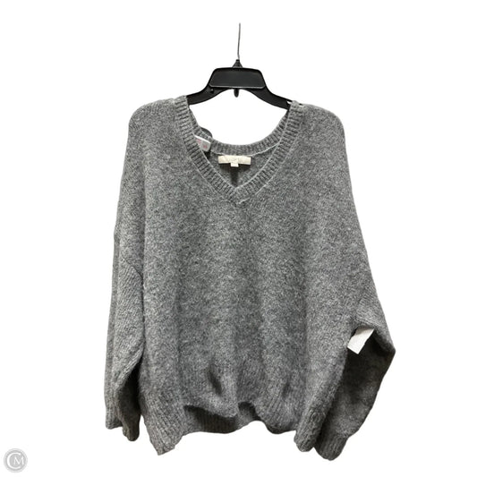 Sweater By Loft In Grey, Size: Xl