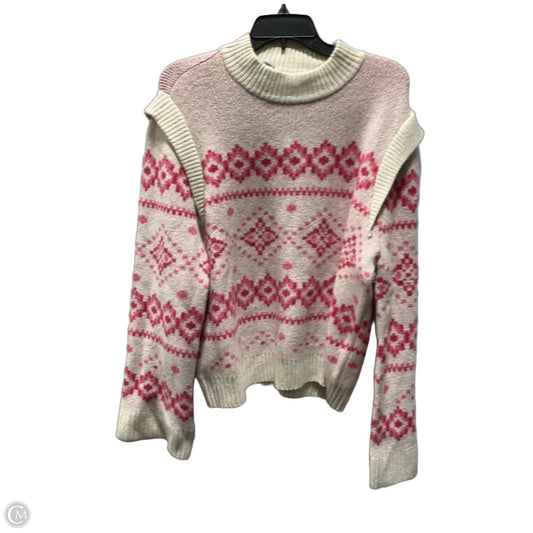 Sweater By Loft In Pink, Size: Xxl